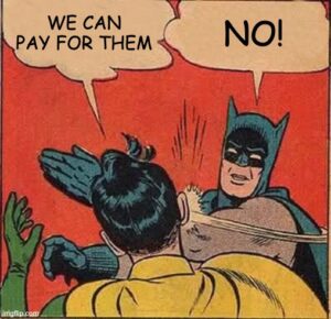 batman slapping robin over the idea of using cheap backlink purchases