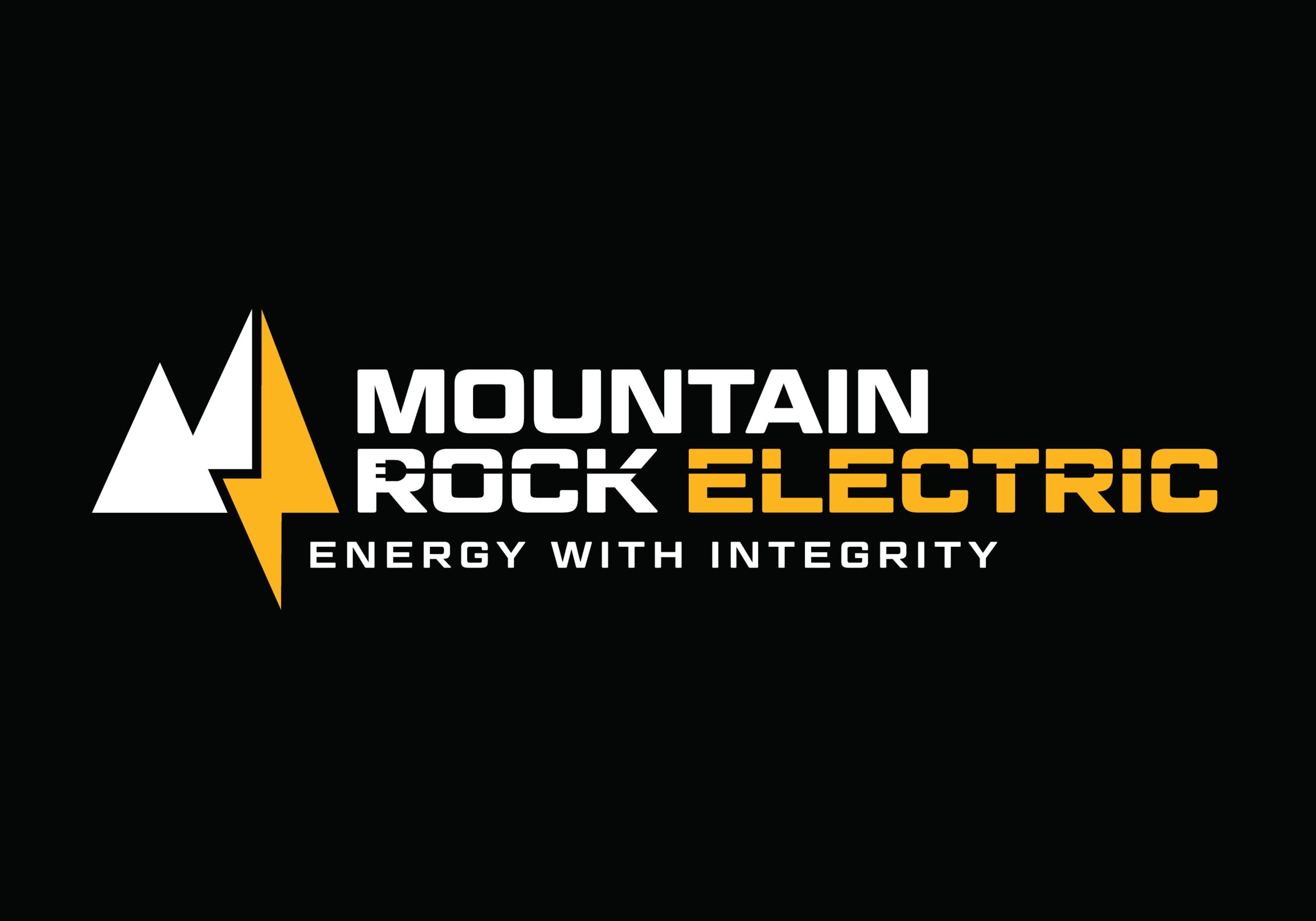Mountain Rock Electric Logo designed by Strottner Designs